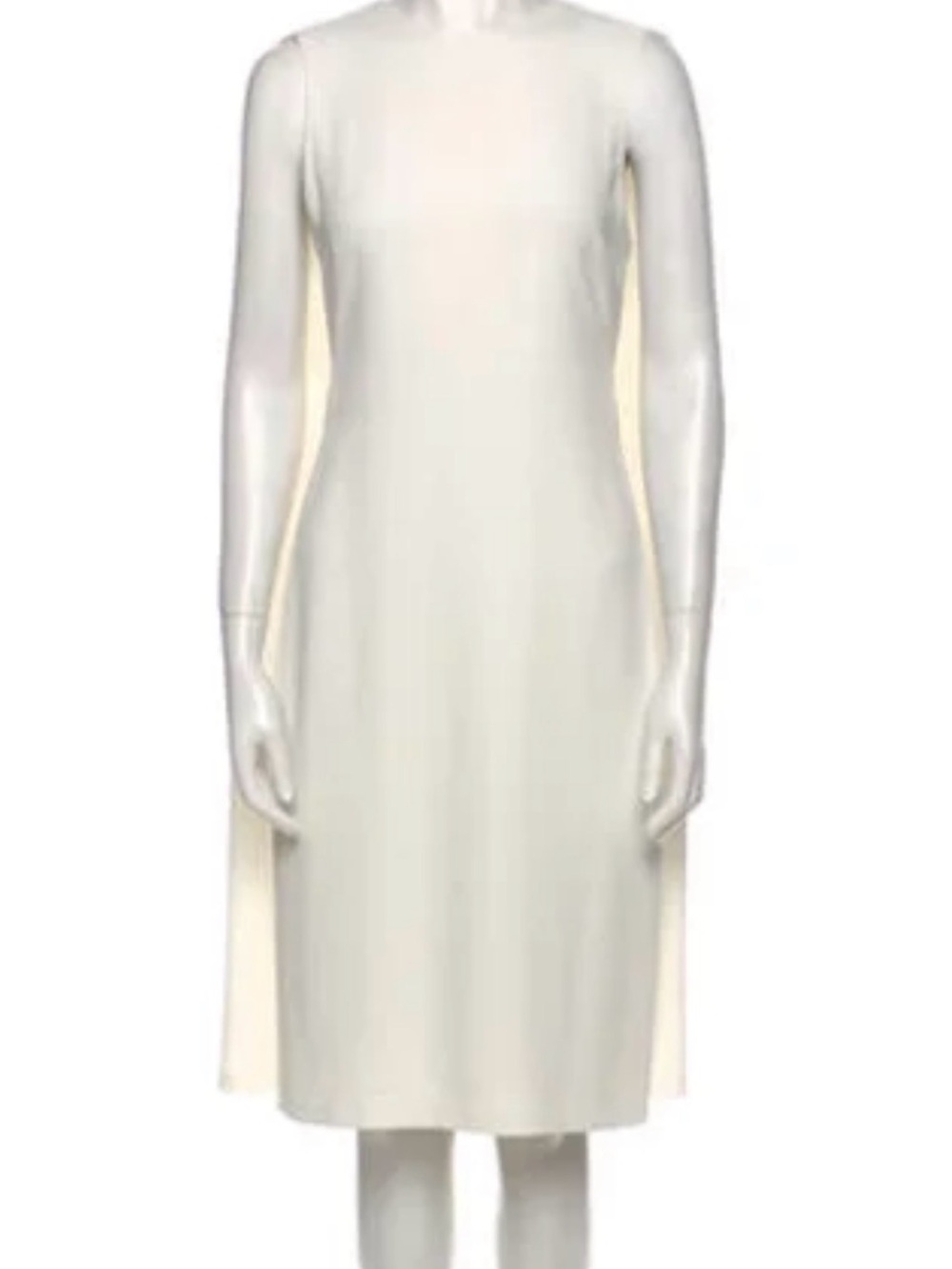 Ralph Lauren Purple Label Ivory Long-Sleeve Shift Dress